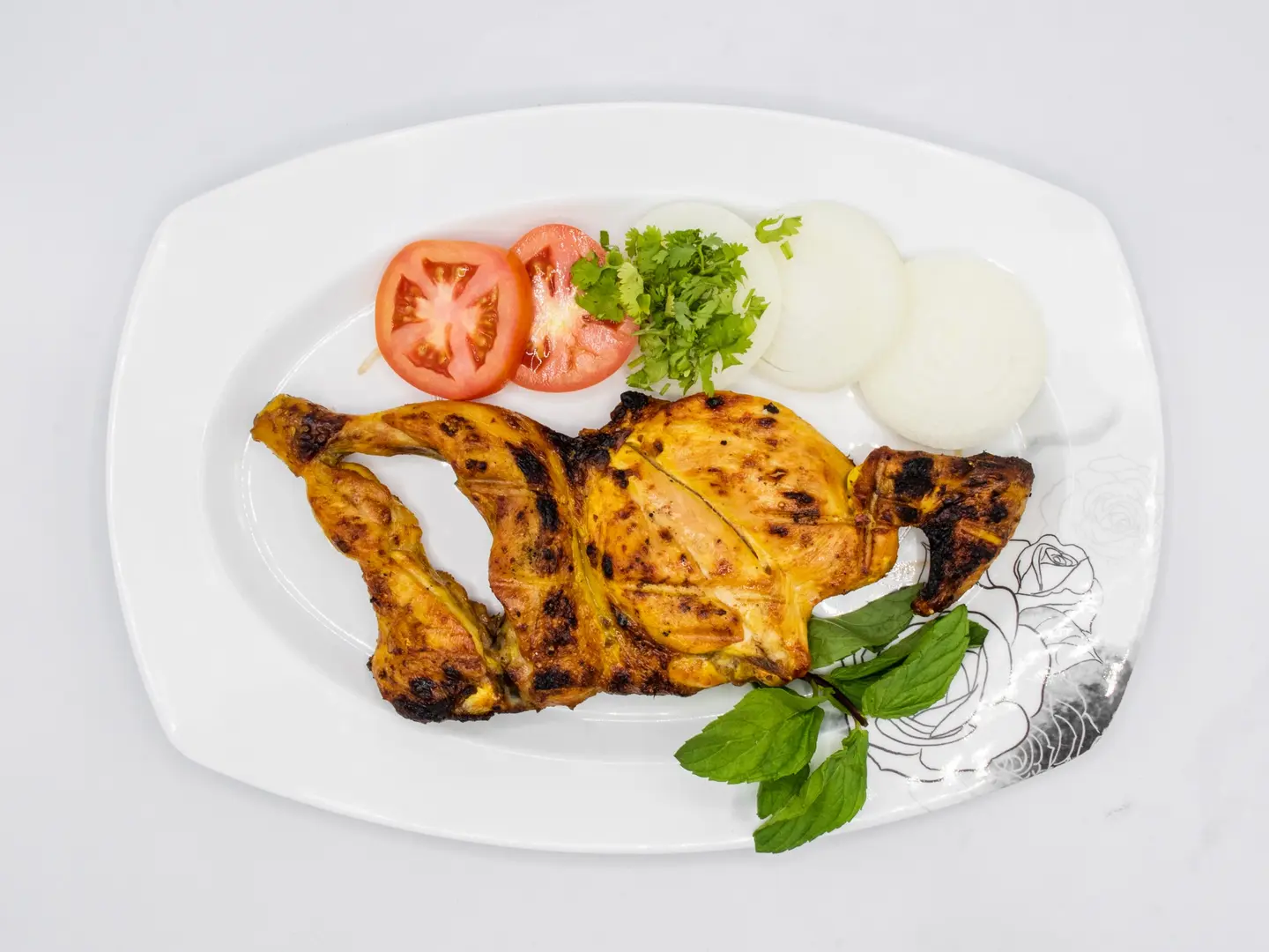 Plain Chicken On Coal  - Half Chicken