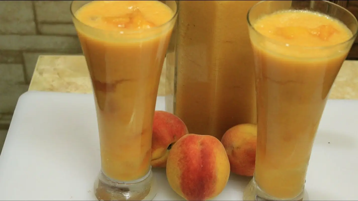 عصير خوخ  - وسط