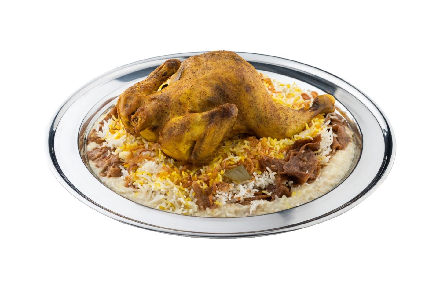 مثلوثة دجاج - نصف
