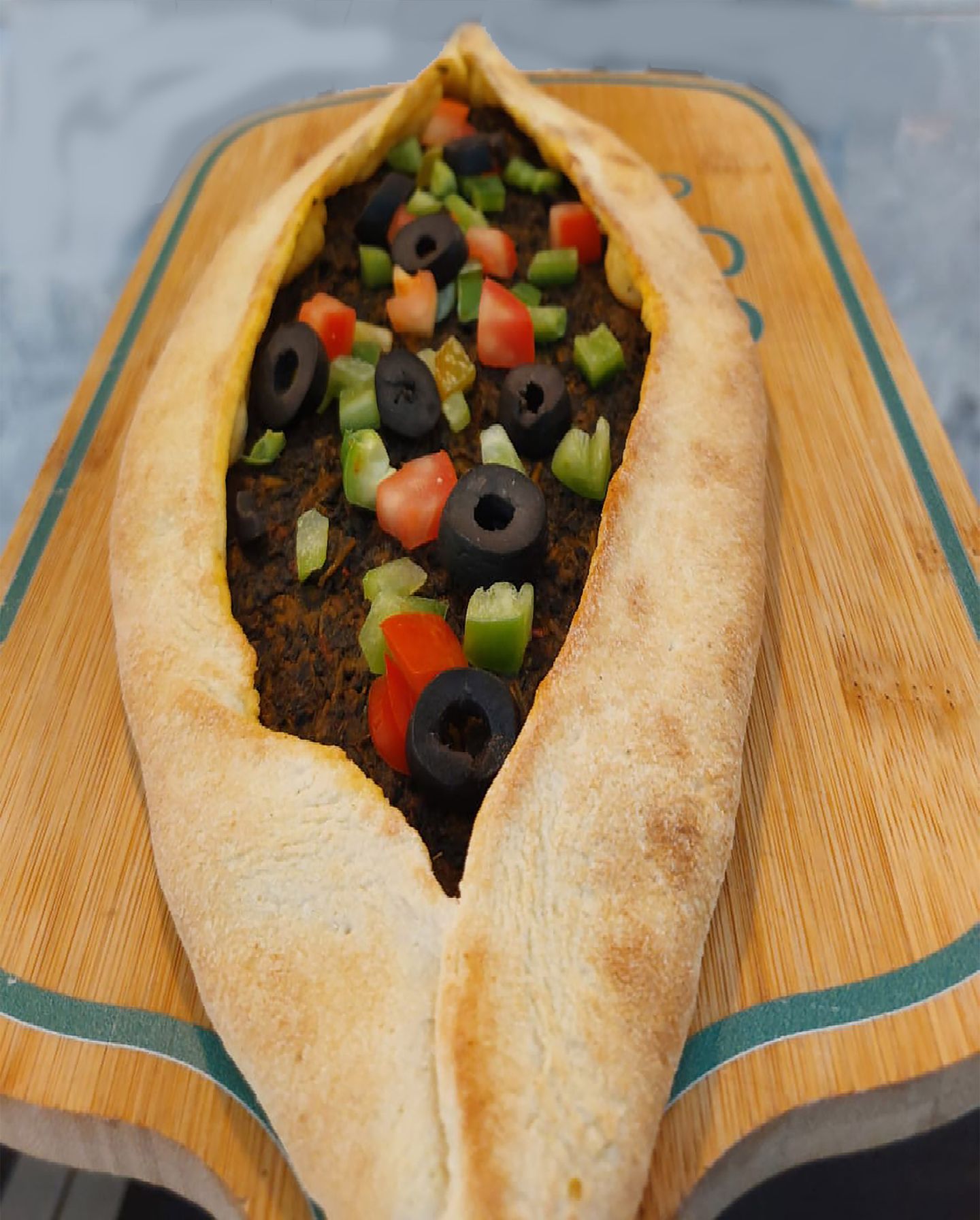 سبانخ بالخضار - أبيض