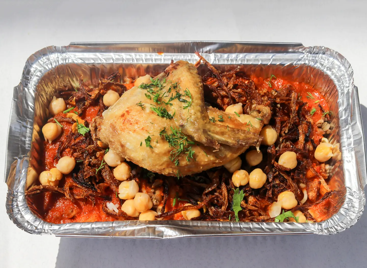 Koshary With A Quarter Of  Chicken - Small