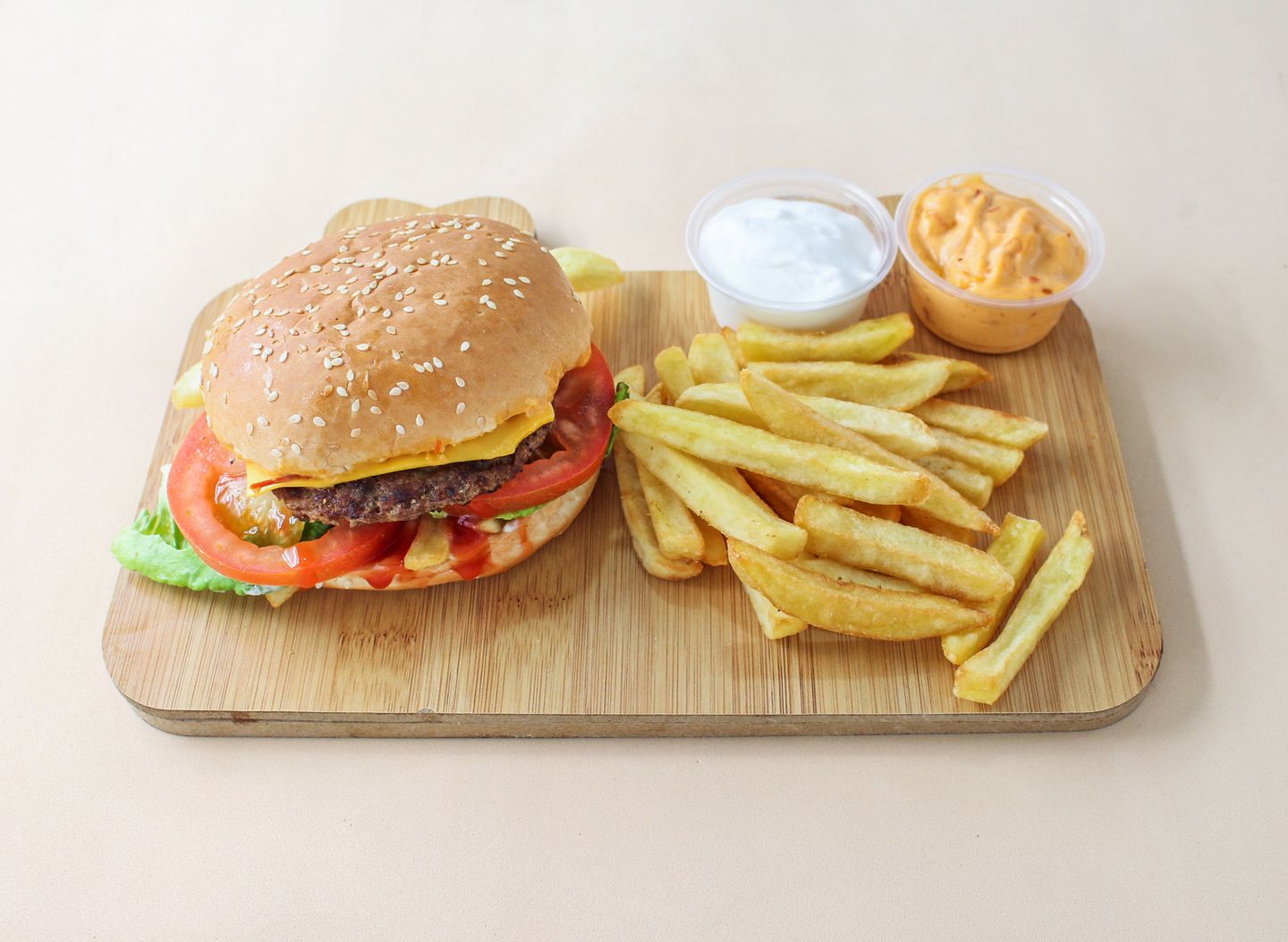 Beef Burger Meal - Regular