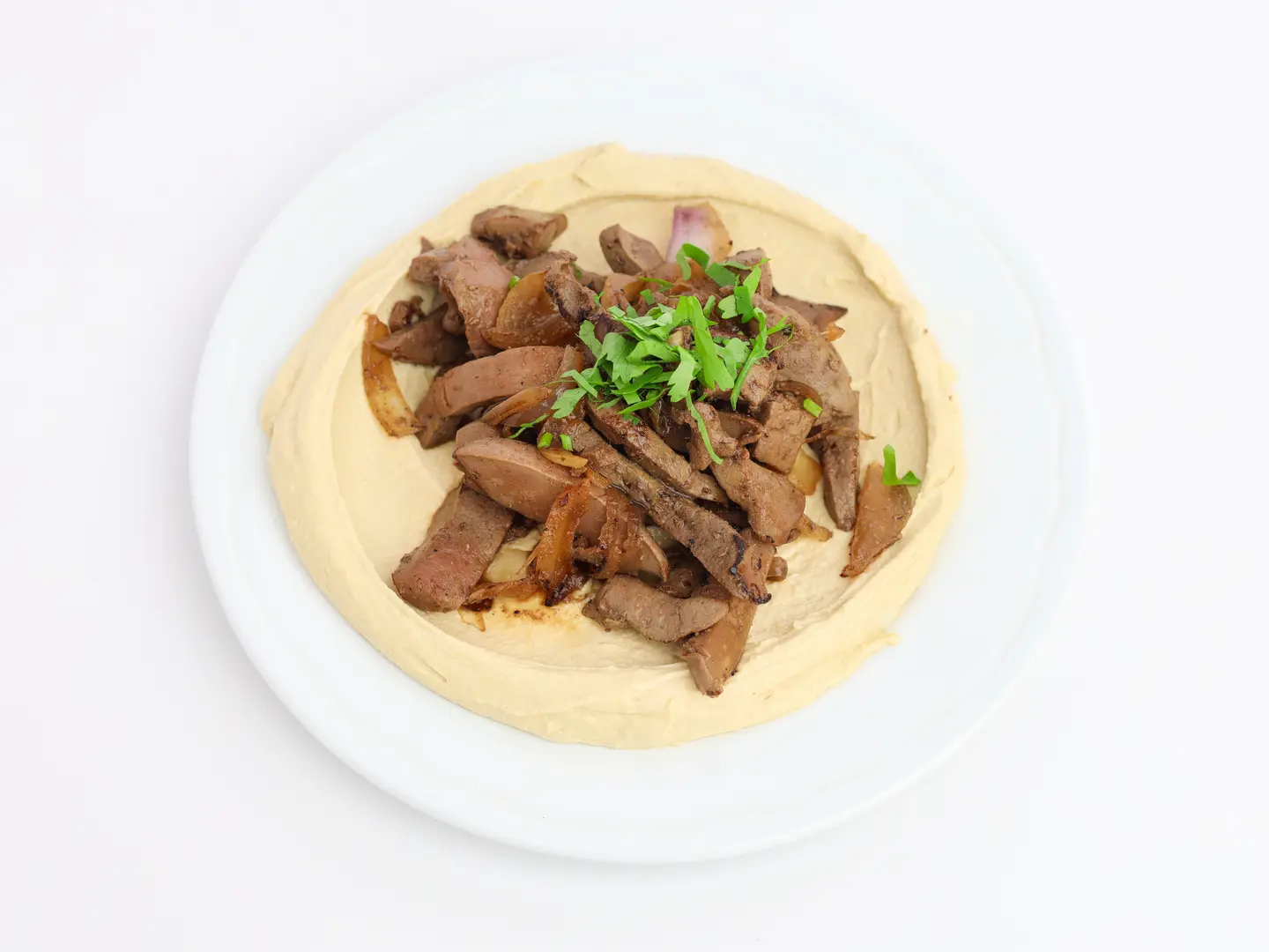 Liver With Hummus - Small