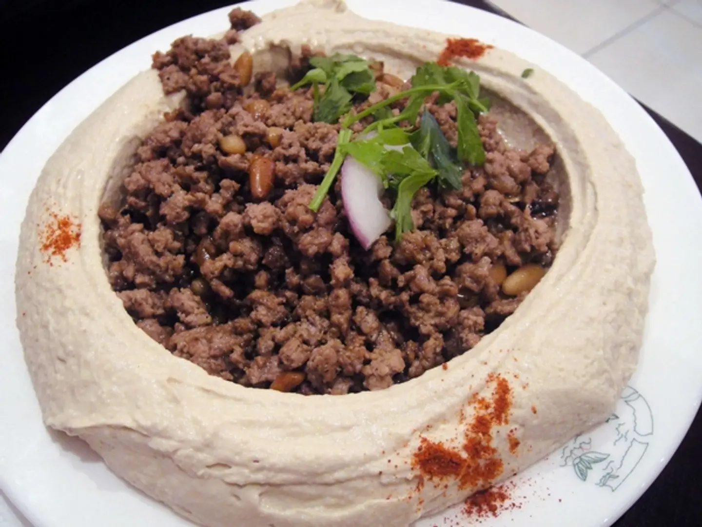 Hummus With Meat (Fresh) - Small