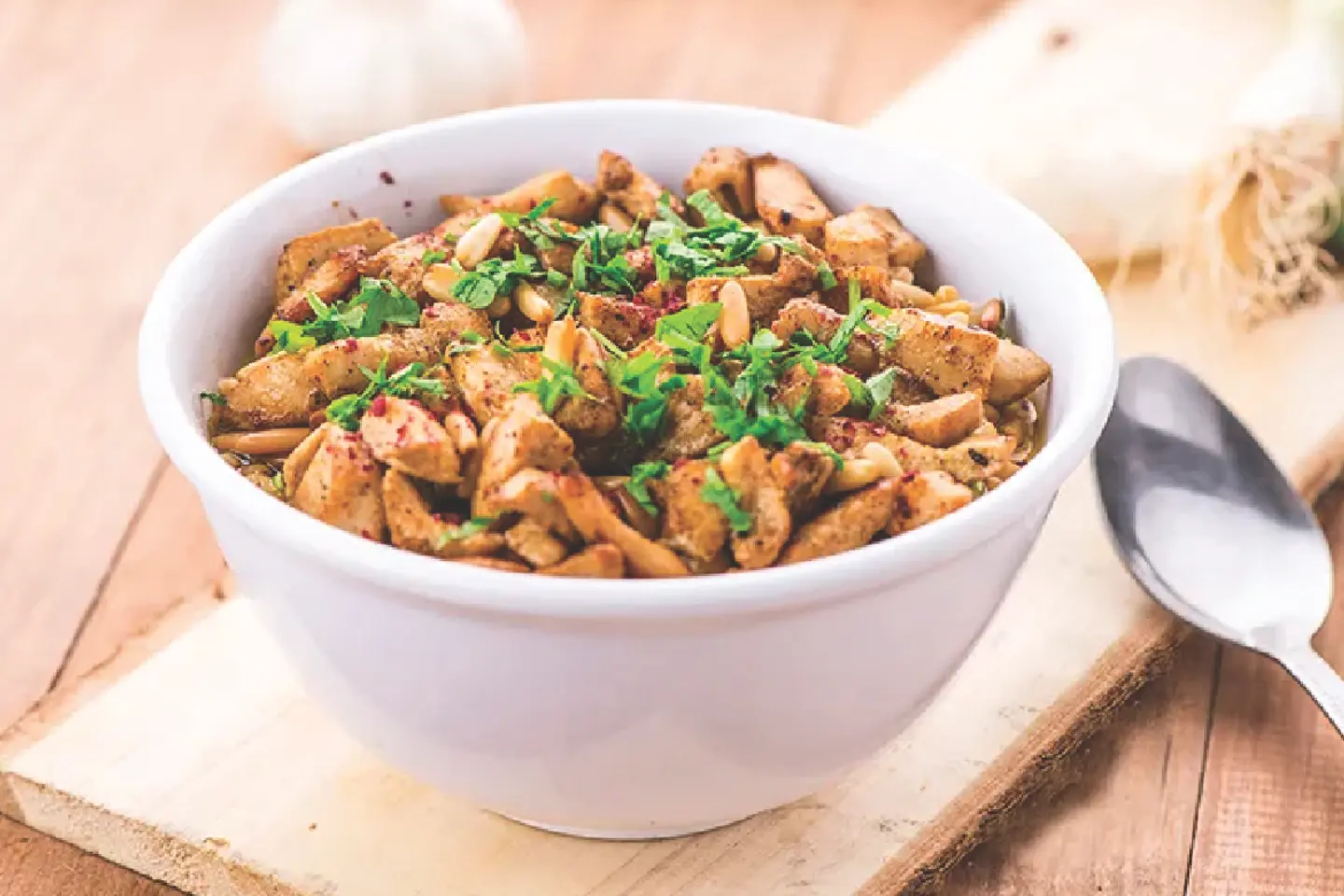 Fatteh With Pine Nuts - Small