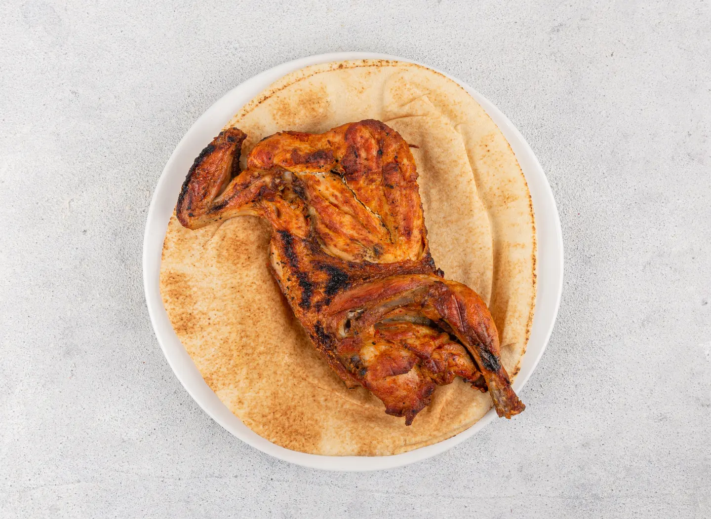 دجاج فحم - نص حبة دجاج