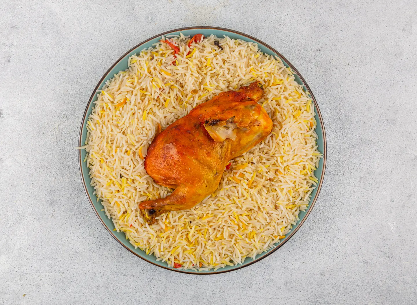 دجاجة مندي - نص حبة دجاج