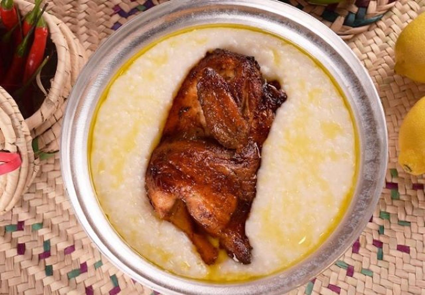 سليق دجاج - نصف دجاجة