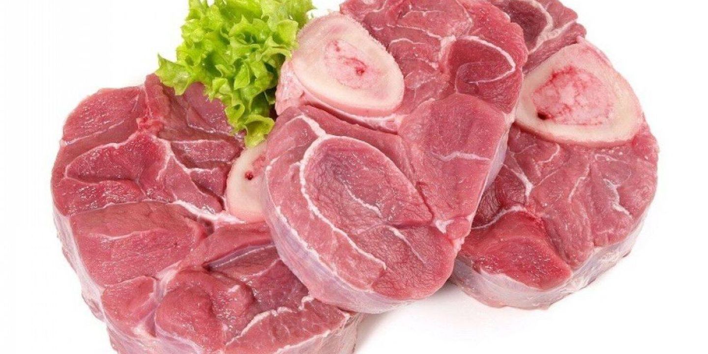 عجل مع العظم  - نص كيلو