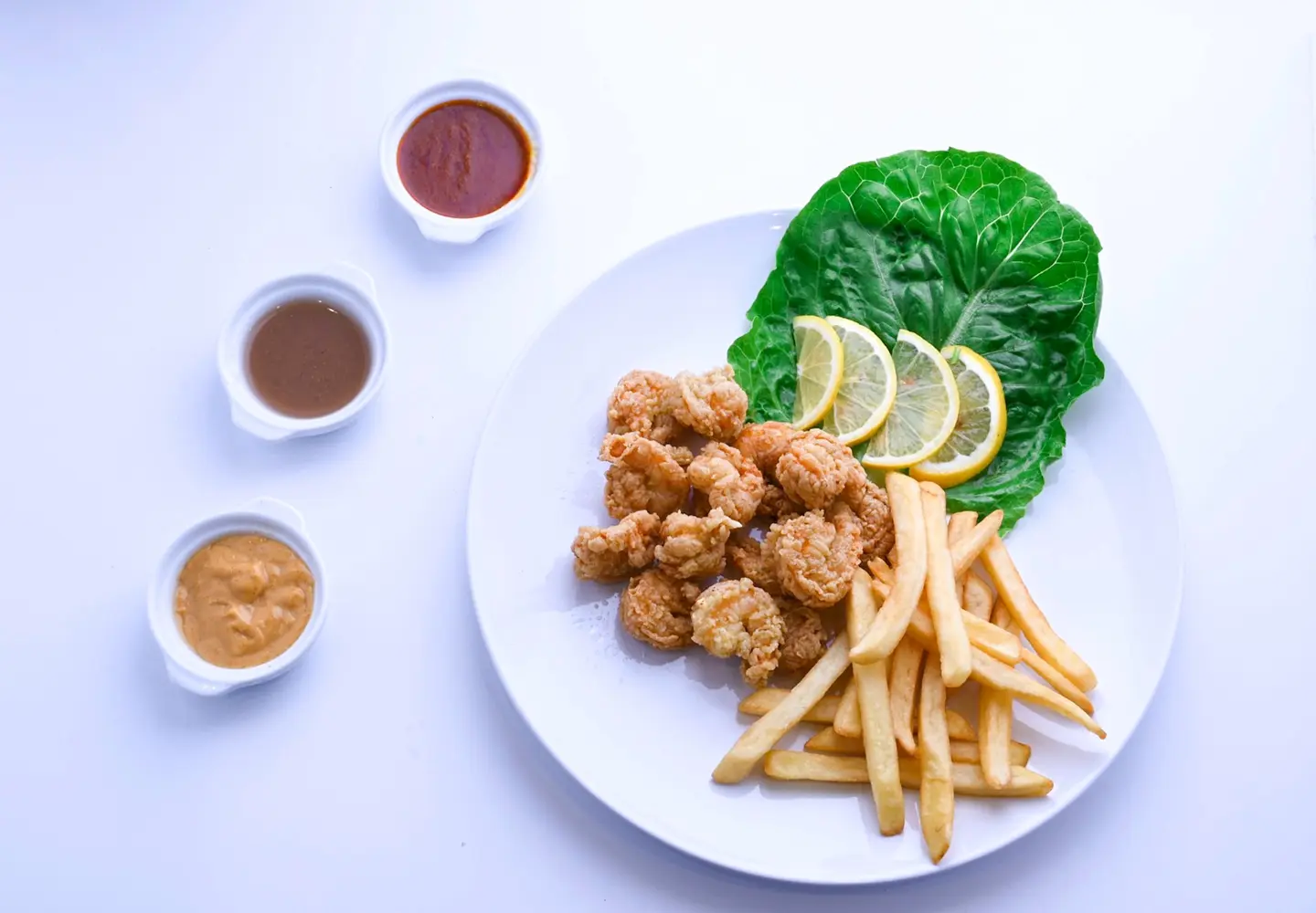 صحن جمبري مقلي - صغير