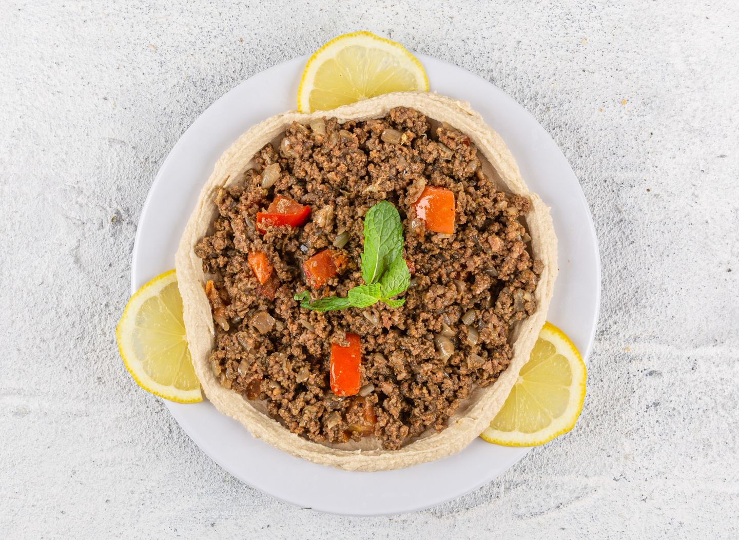 لحم بالحمص - صغير