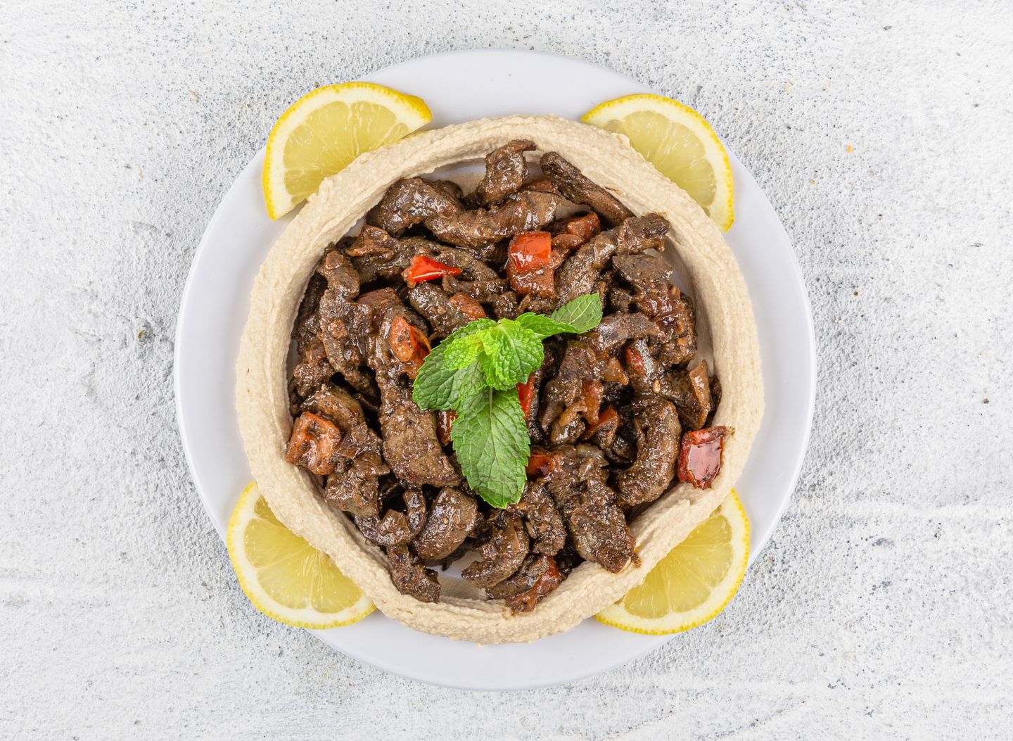 كبدة بالحمص - صغير