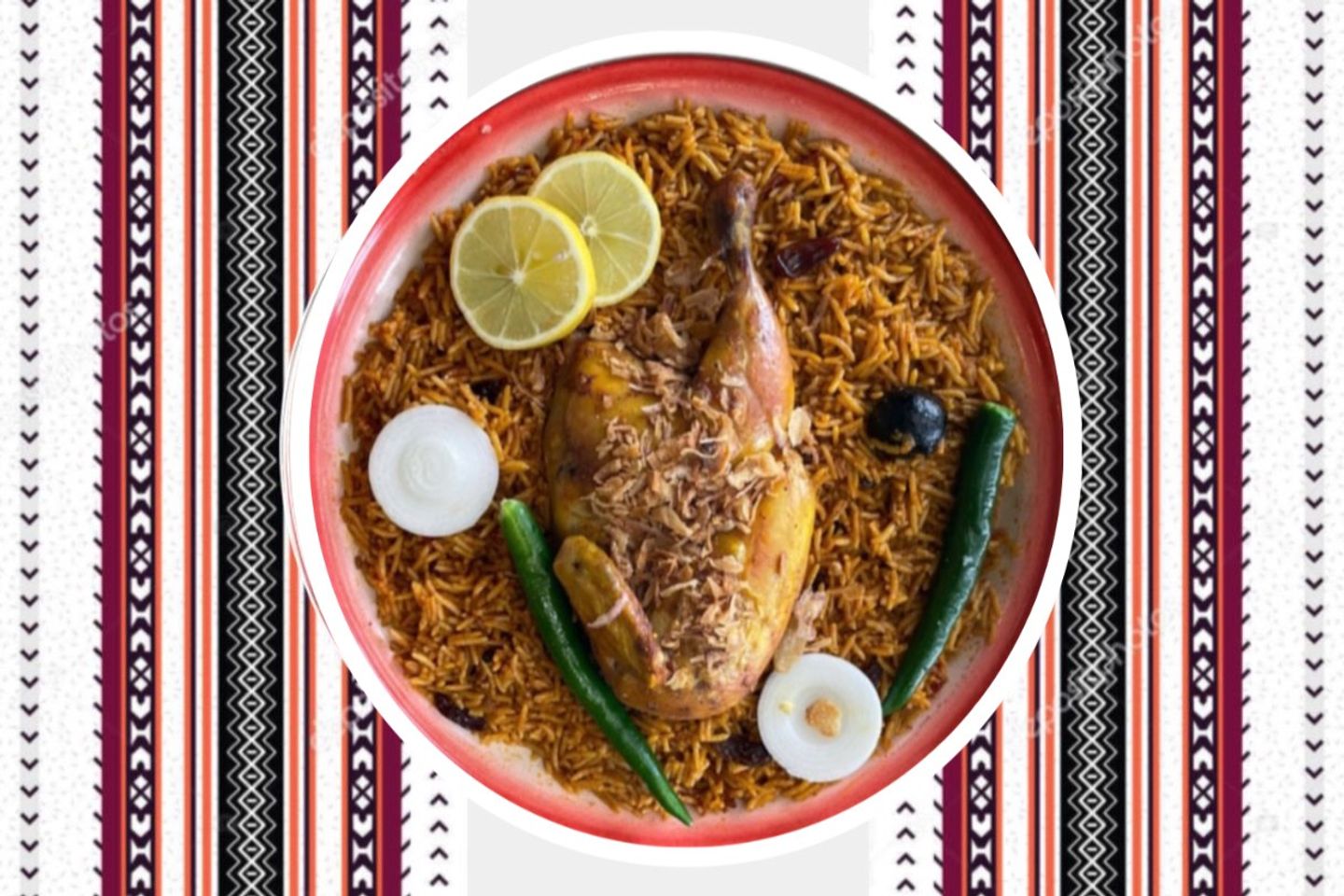 كبسة حساويه دجاج - نصف