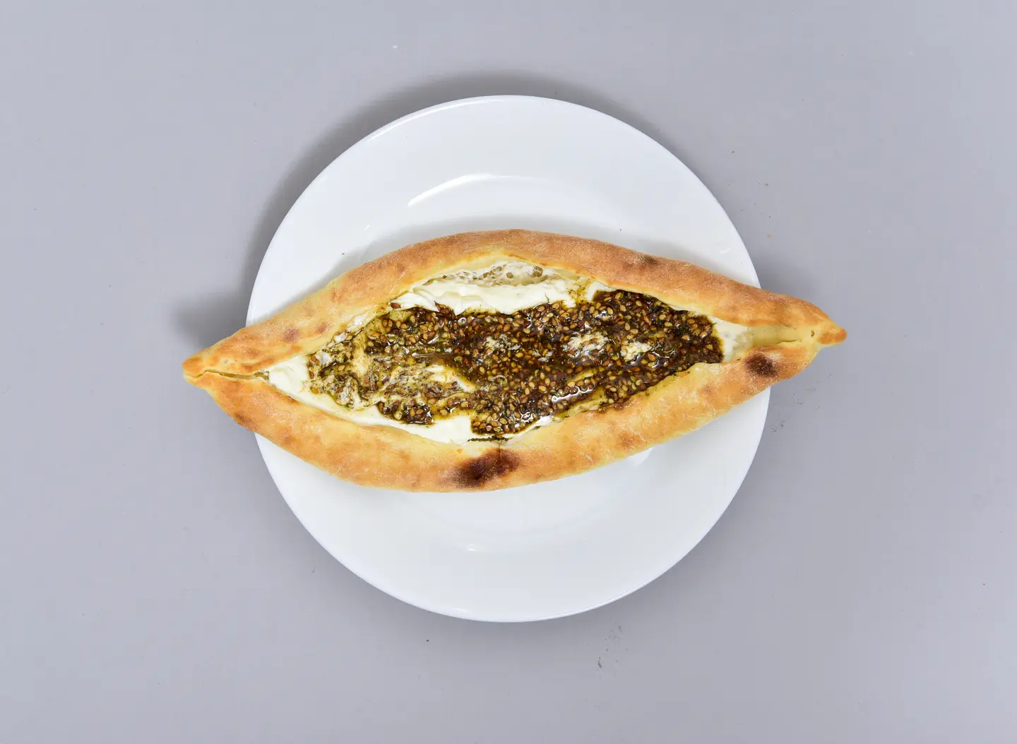 لبنة بالزعتر - وسط