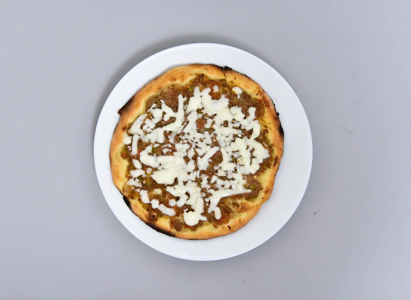 لحم بالجبنة - وسط