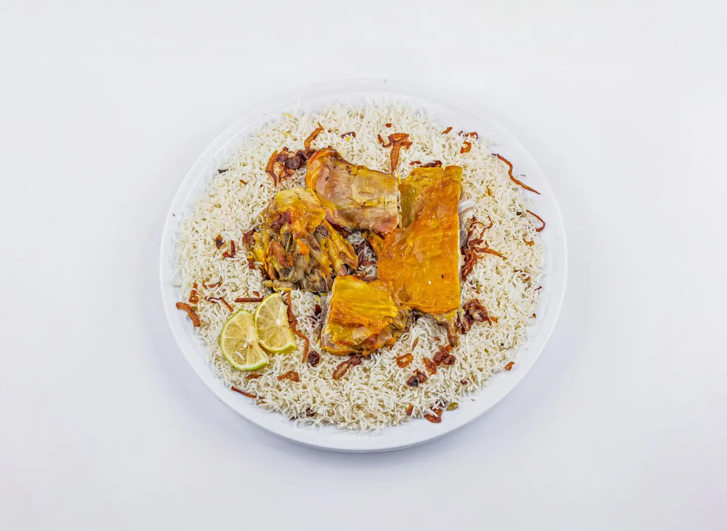 لحم مندي مع رز شعبي - لحم مندي مع رز شعبي-شخص واحد