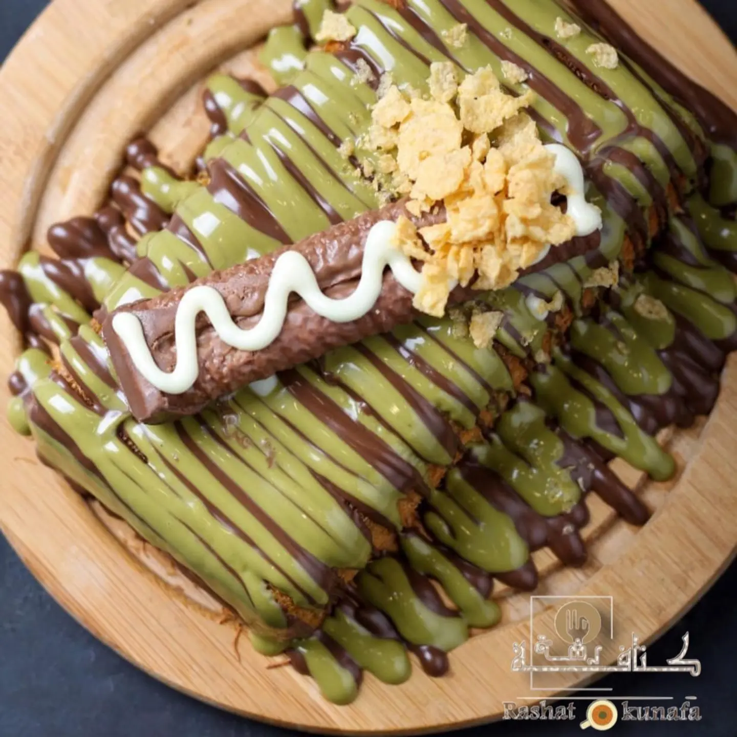 كنافة قشطة مكس دائرية - كبير