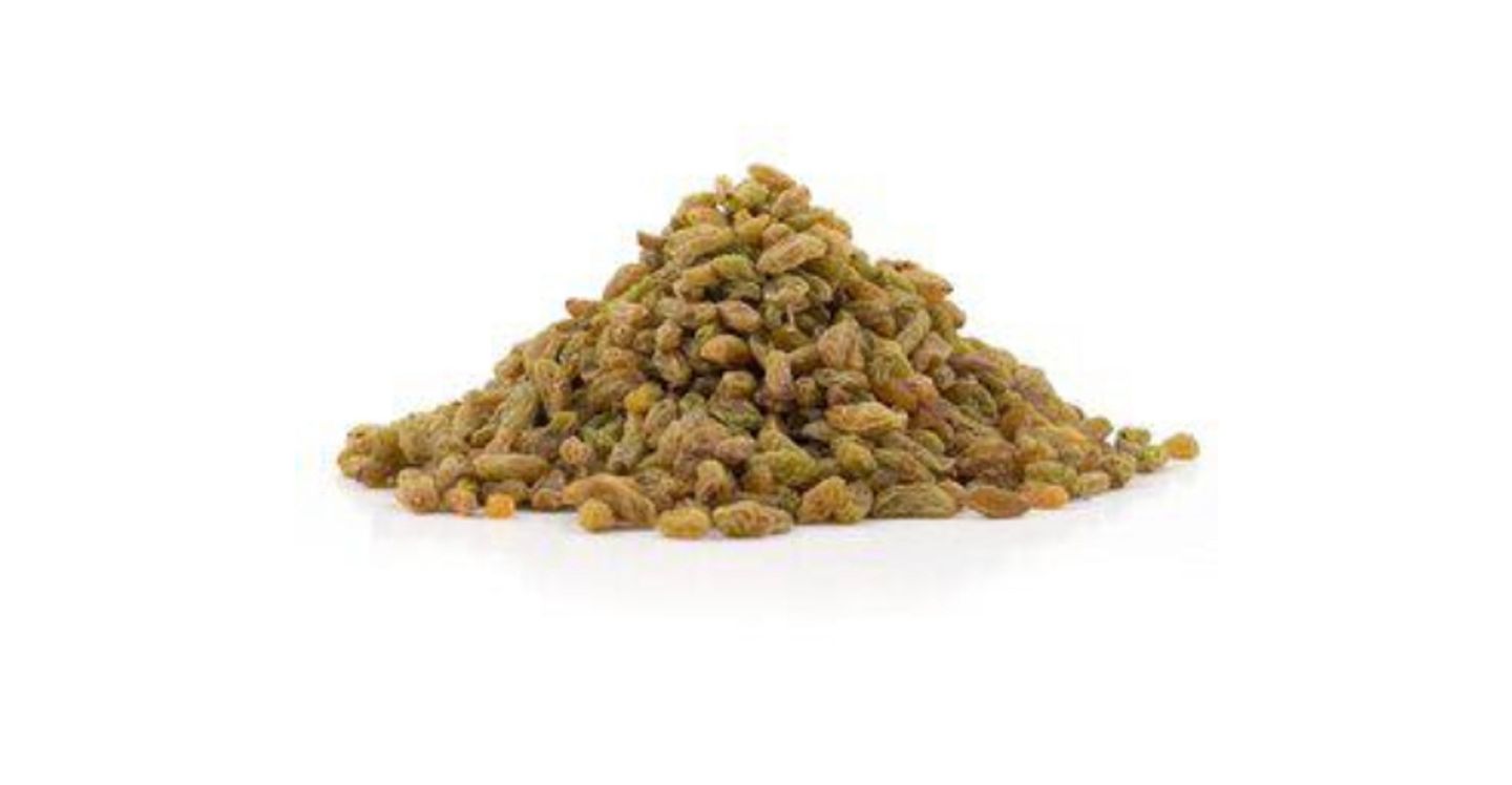 Afghani Green Raisins - A Quarter Of A Kilo