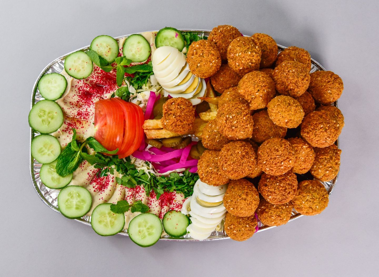 صحن فلافل مشكل - صغير