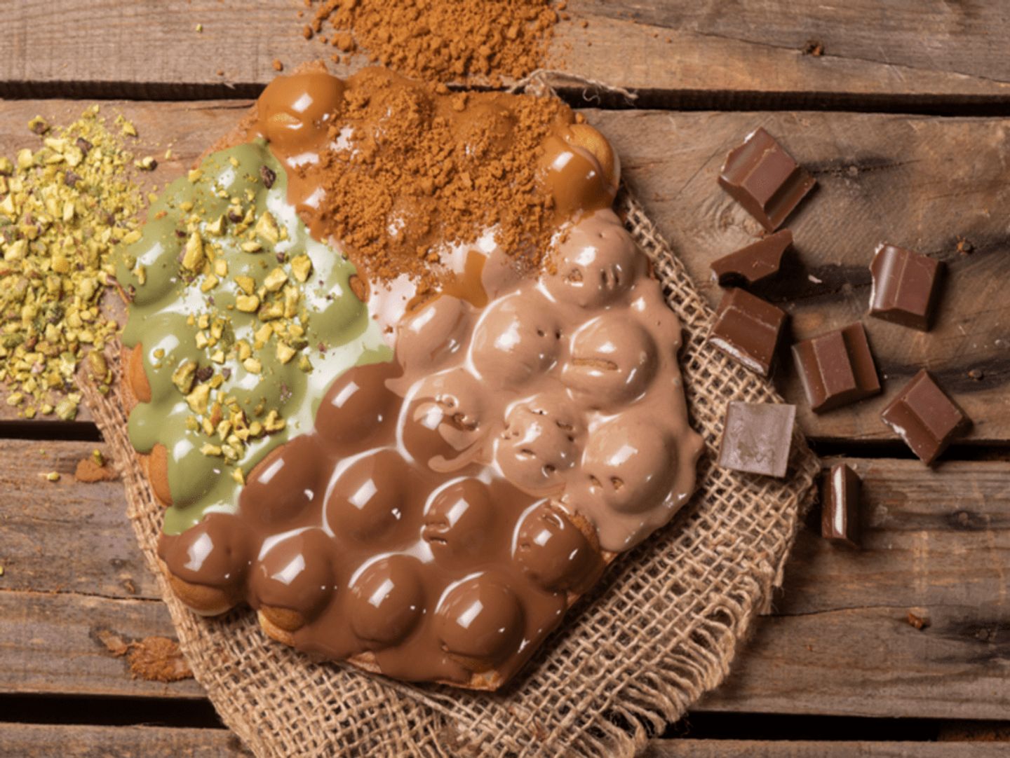 Bubblo Waffle  - Bubblo Waffle Chocolate