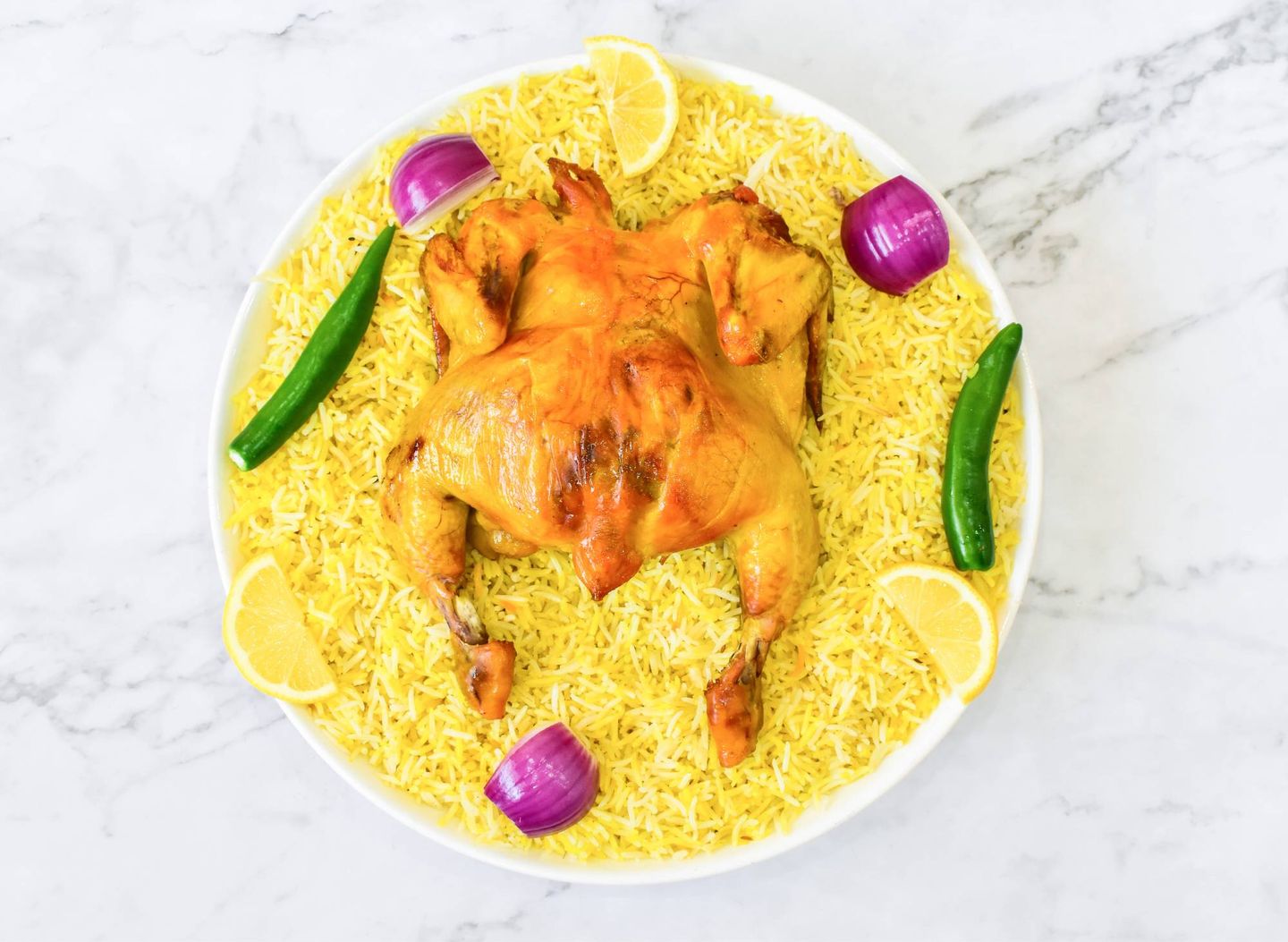 Mandi Whole Chicken - Mandi Rice