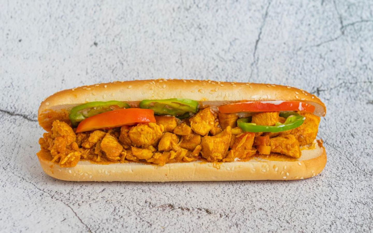 Chicken Sandwich With Cheese - Large