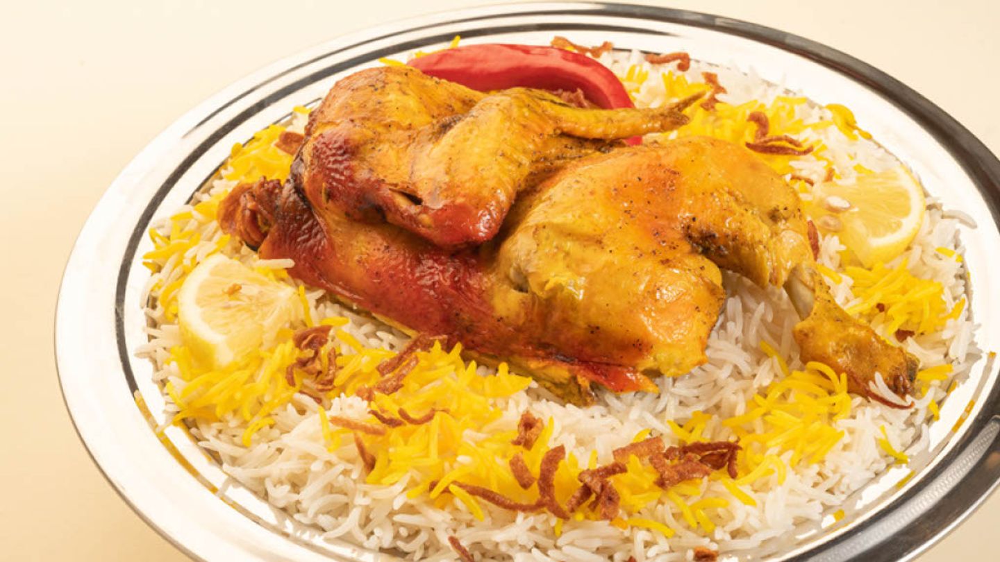 Whole Mandi Chicken - Popular Rice