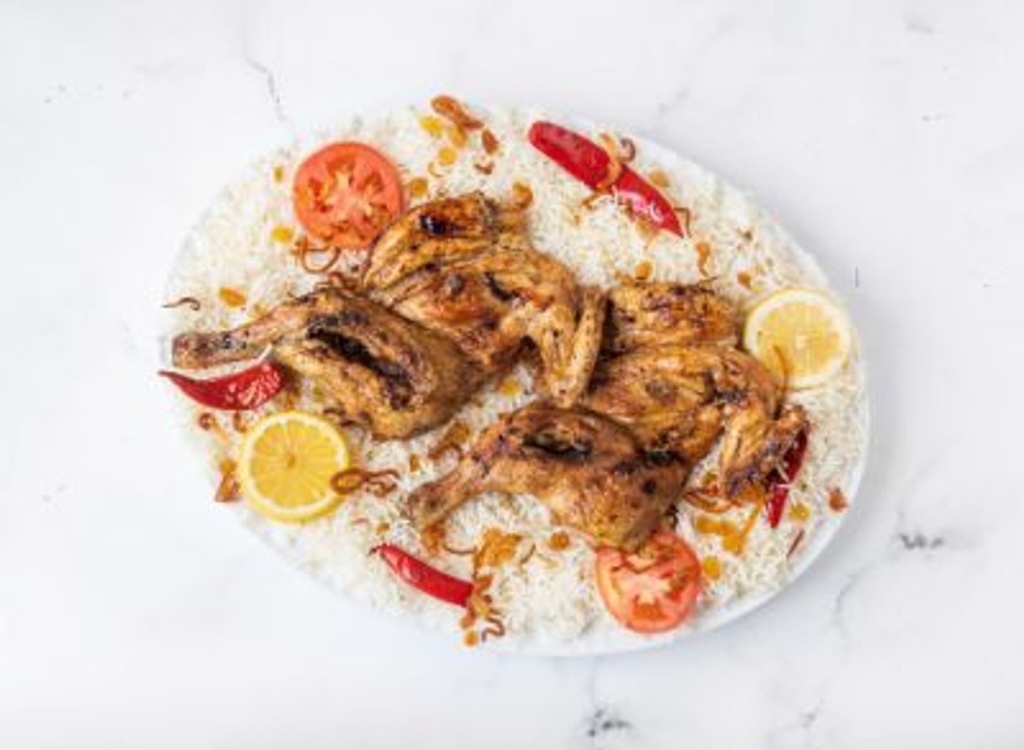 Madhbi Chicken With Rice - Whole Chicken