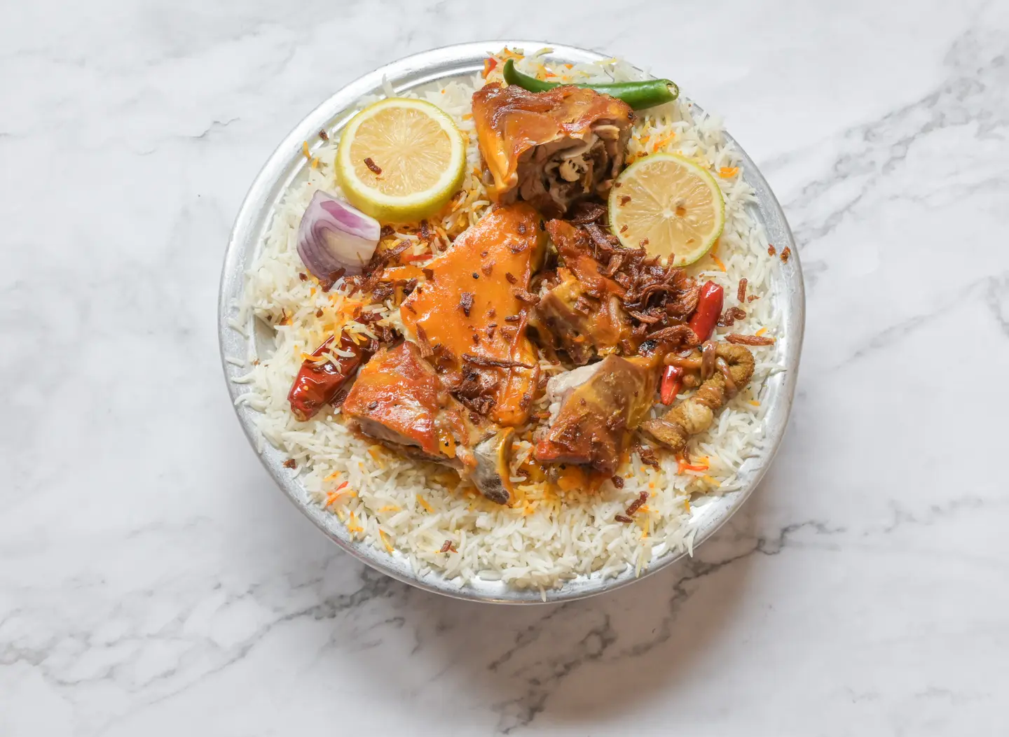 Mandi Meat With Shabi Rice - Quarter Tais