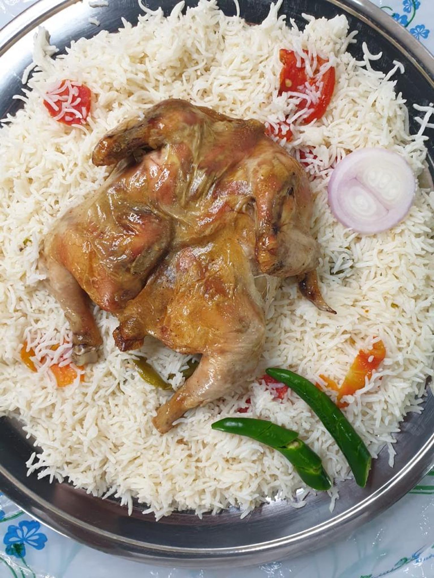 دجاج مندي - نص دجاجة