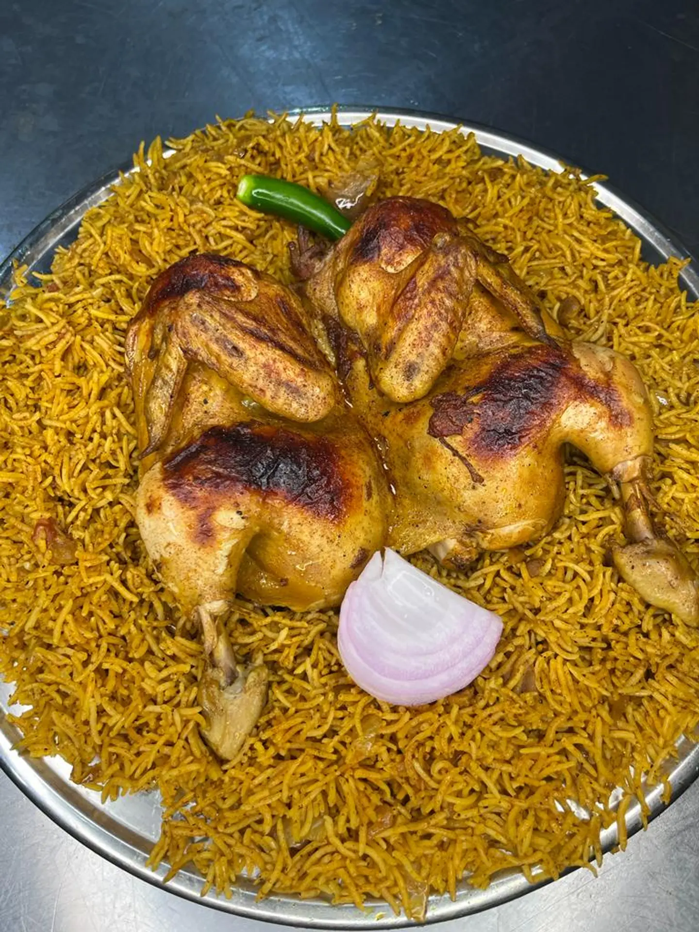 كبسة دجاج - نص دجاجة