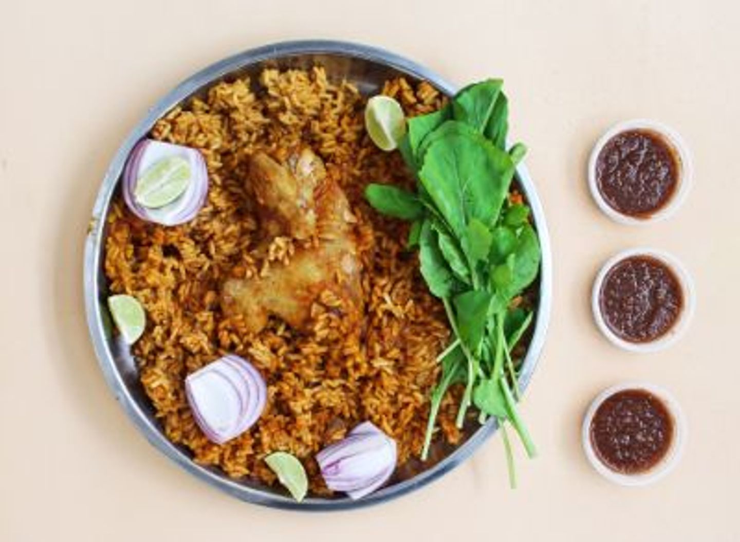 دجاج مضغوط - نصف دجاجة