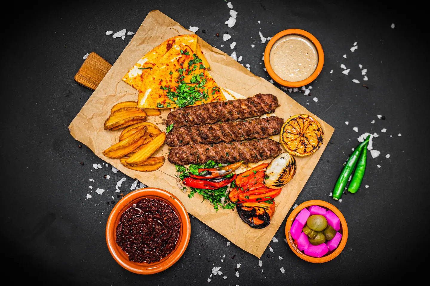 Beef Kebab - Plate