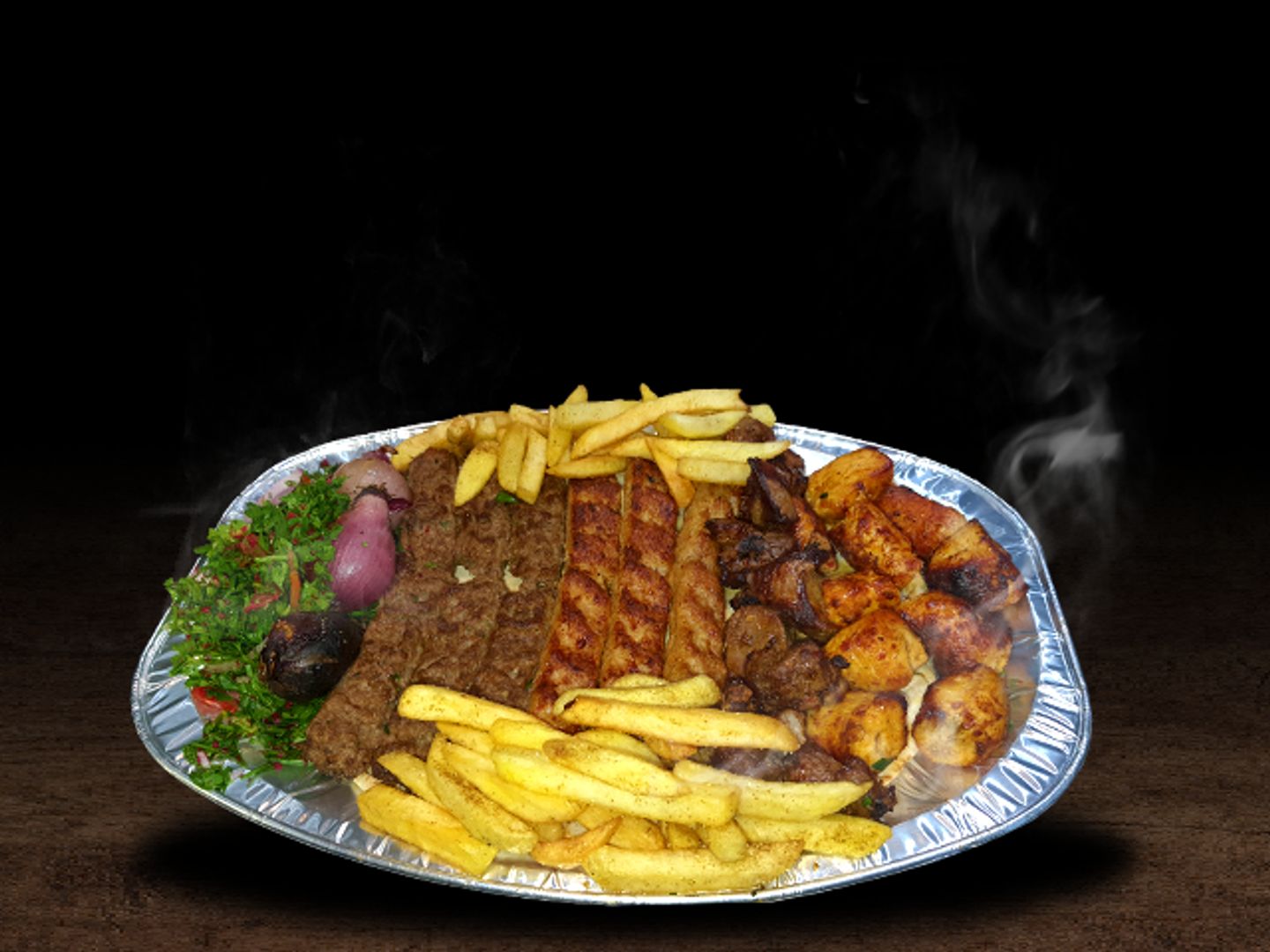 طبق مشكل مشاوي -   5 اسياخ