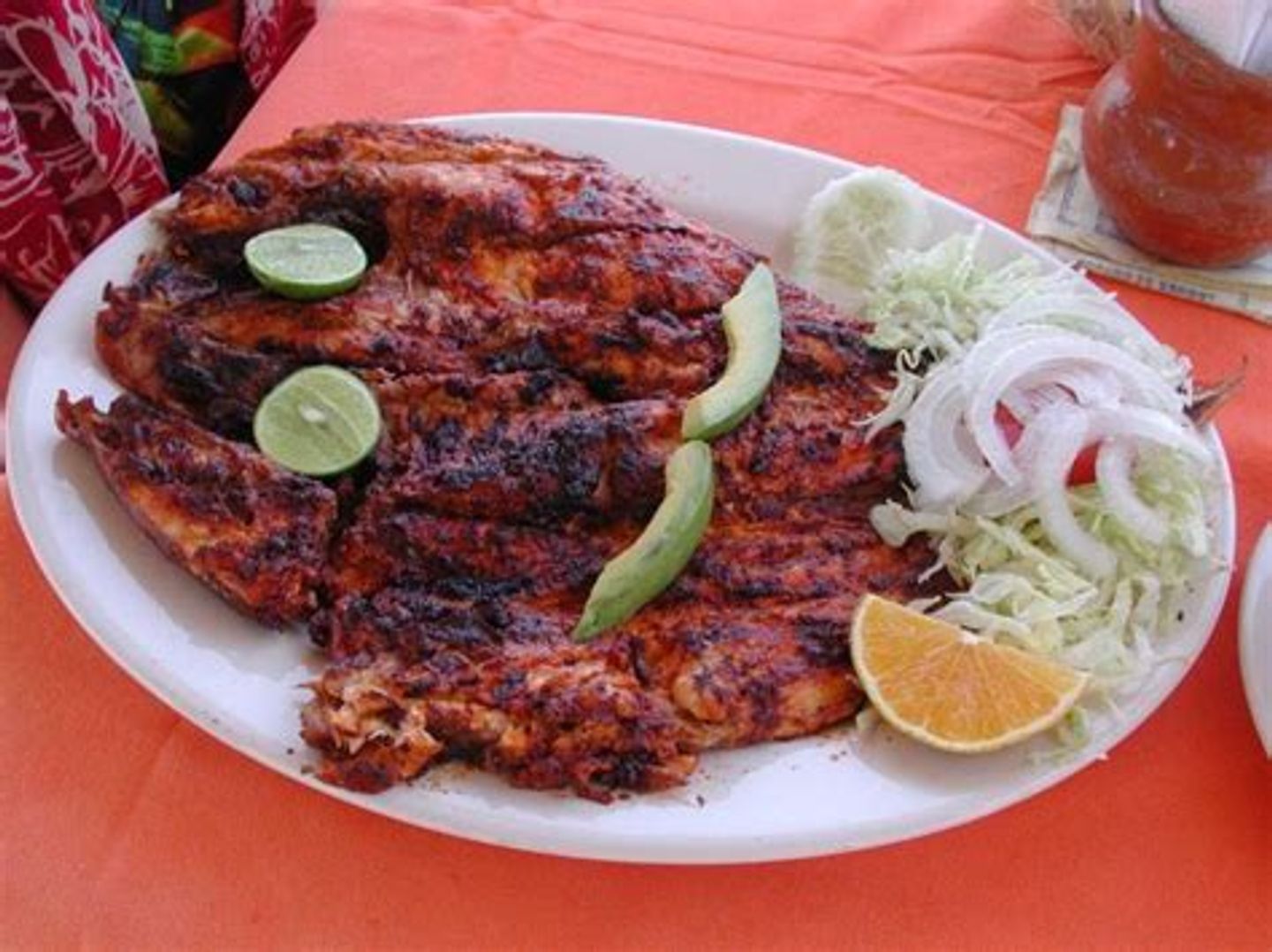 دجاج تنور  سادة  - نص دجاجه