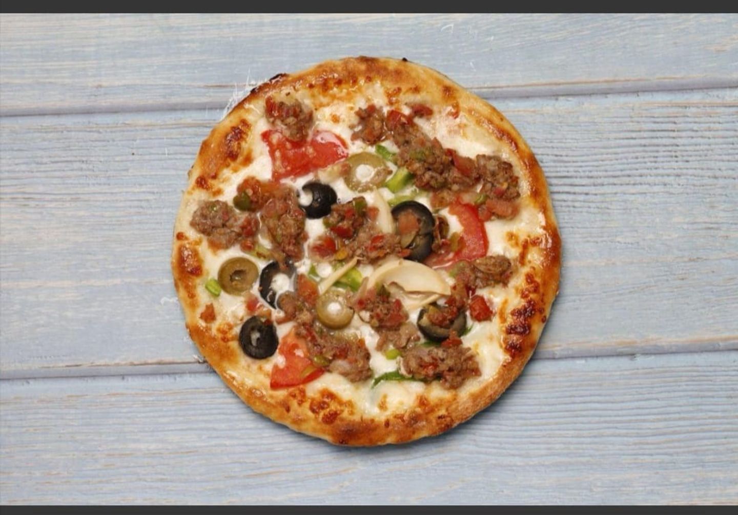 Meat Vegetable Pizza - Small