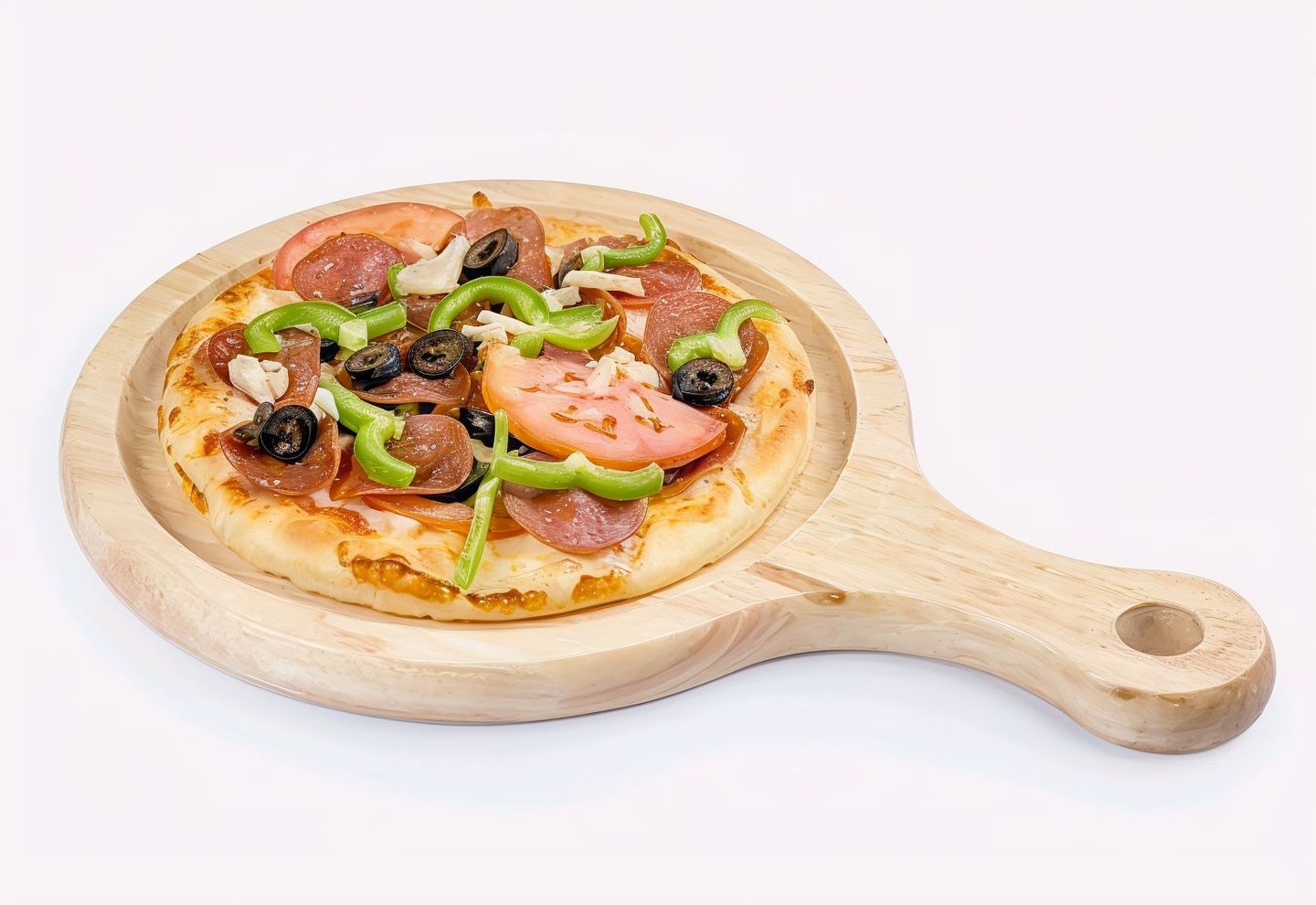 Pepperoni Pizza With Vegetables - Small