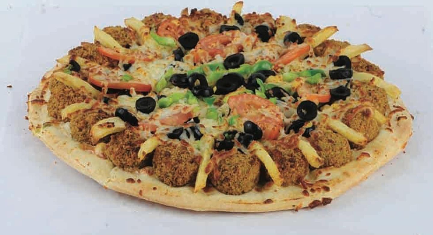 بيتزا فلافل - وسط