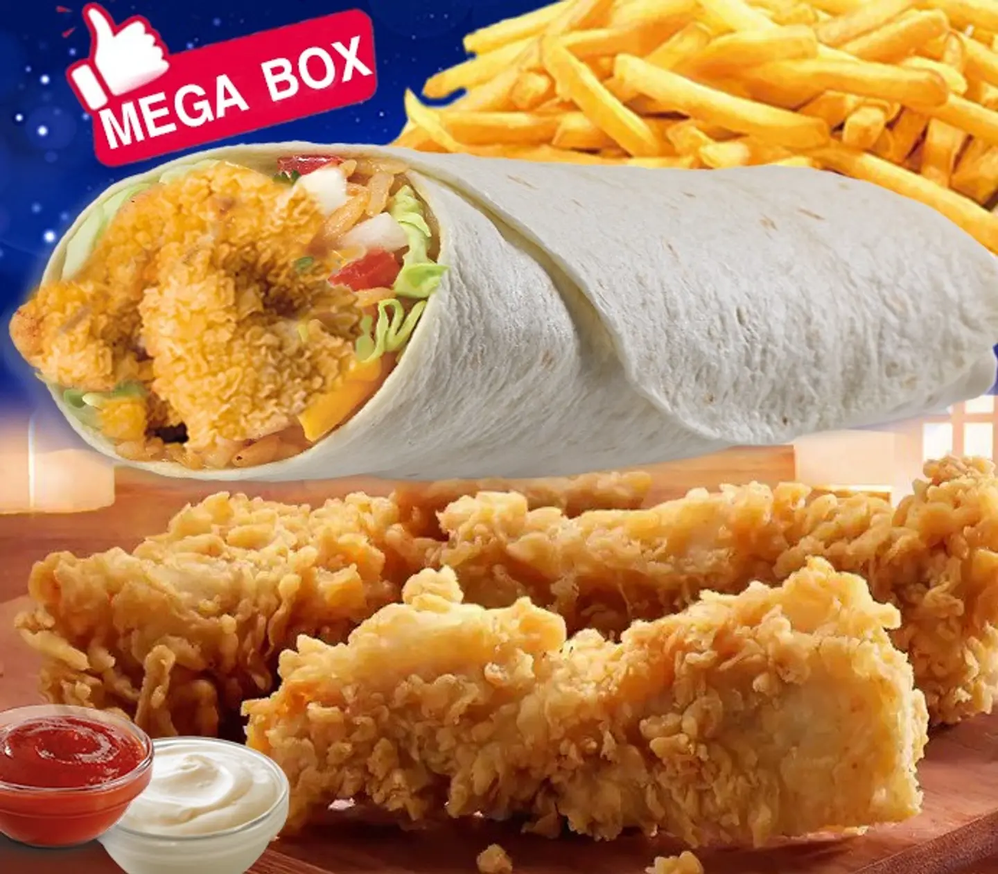 Fish Tortilla          Mega  Box - Regular