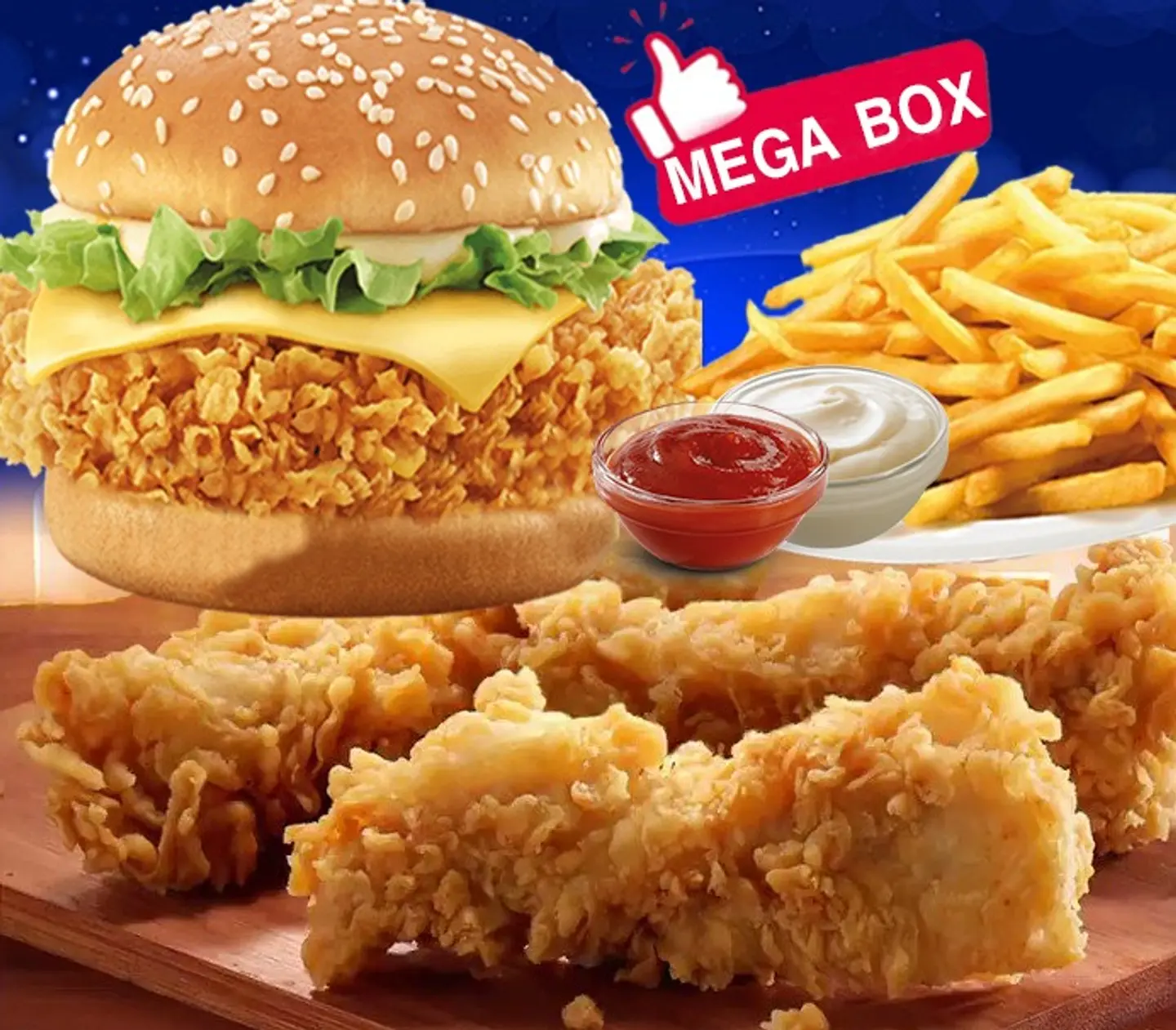 Crispy Fillet     Mega   Box - Regular