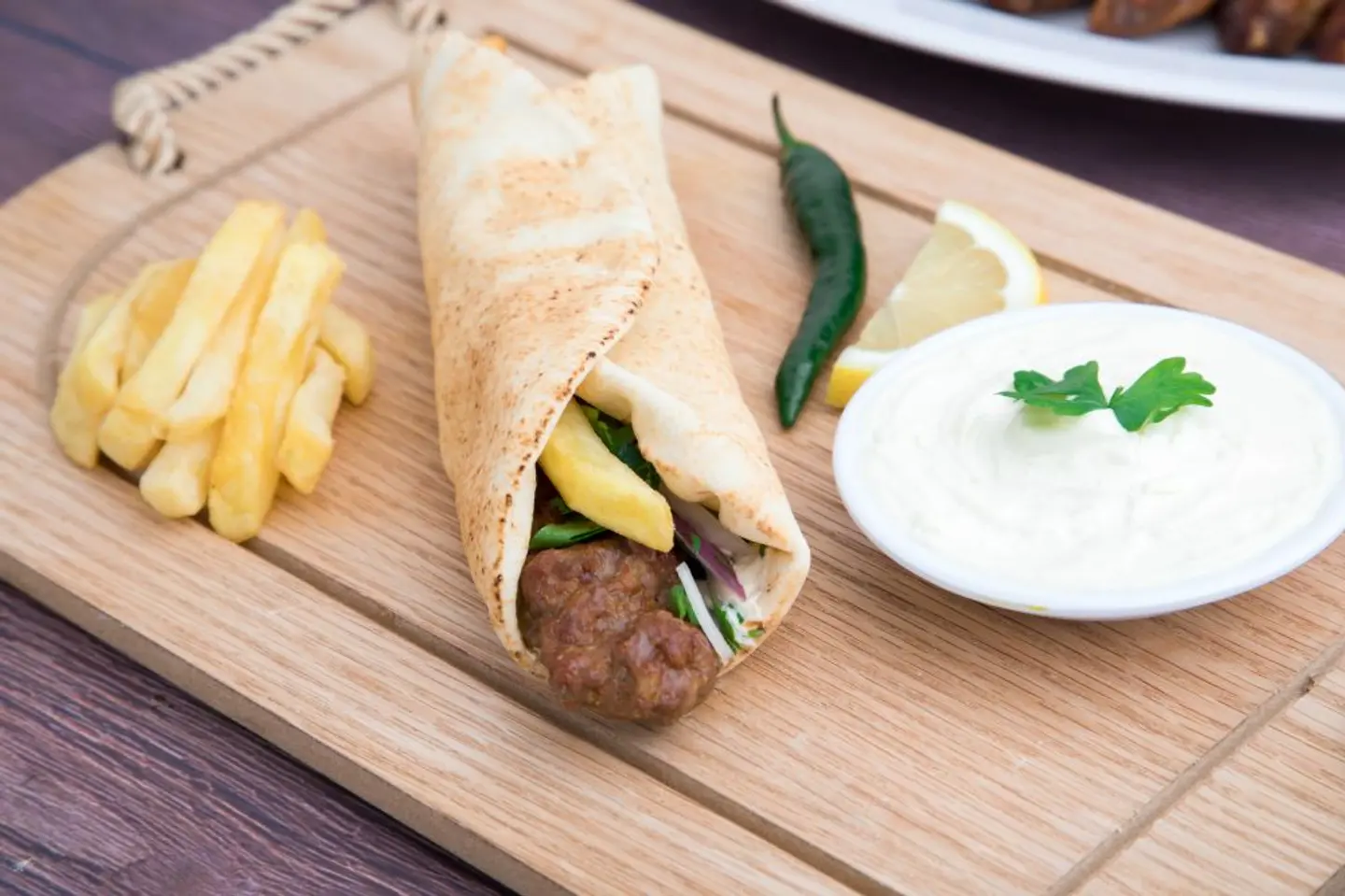 Meat Kebab Sandwich - Small Meat Kebab Sandwich