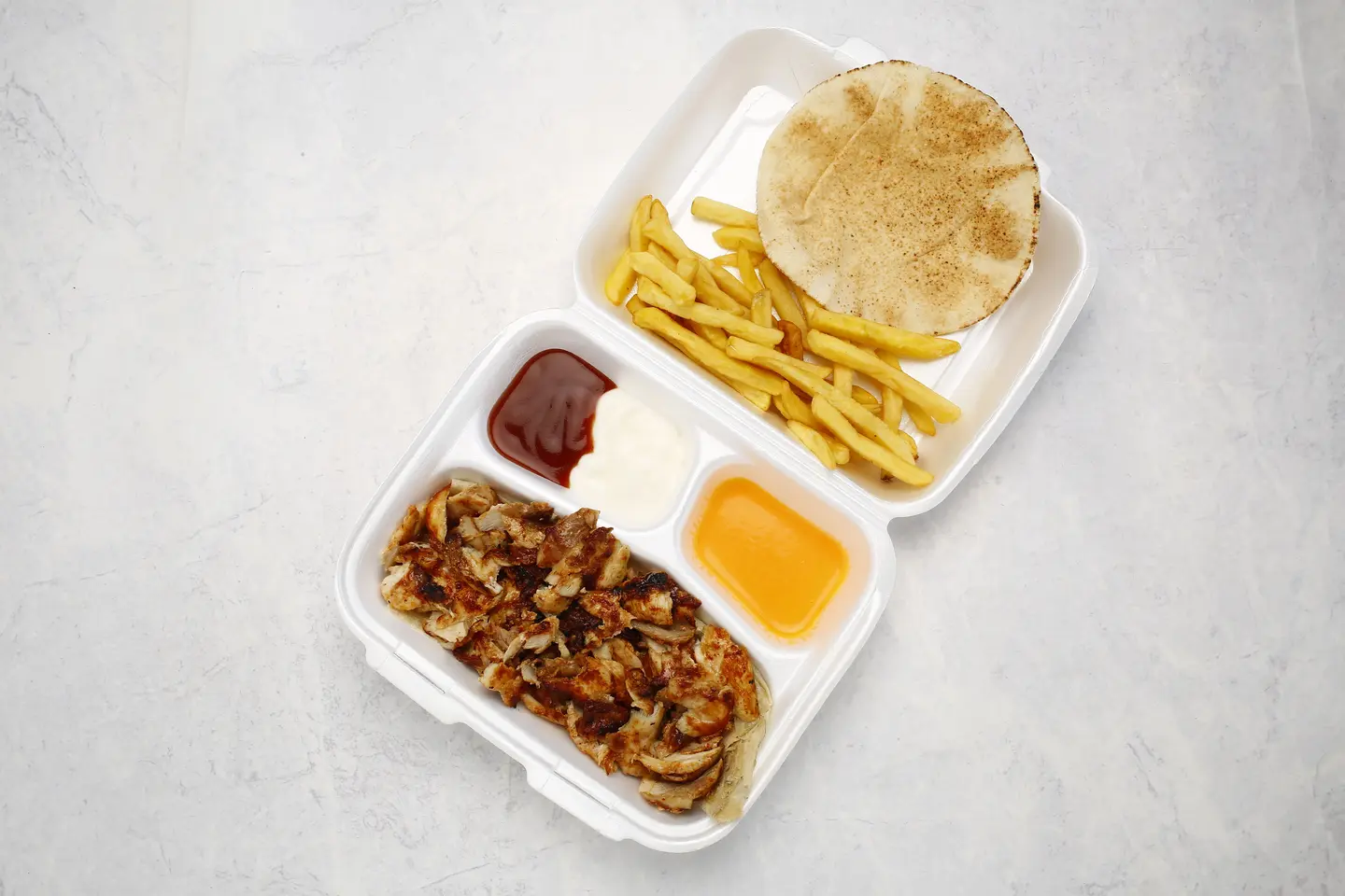 صحن شاورما شرائح - صغير