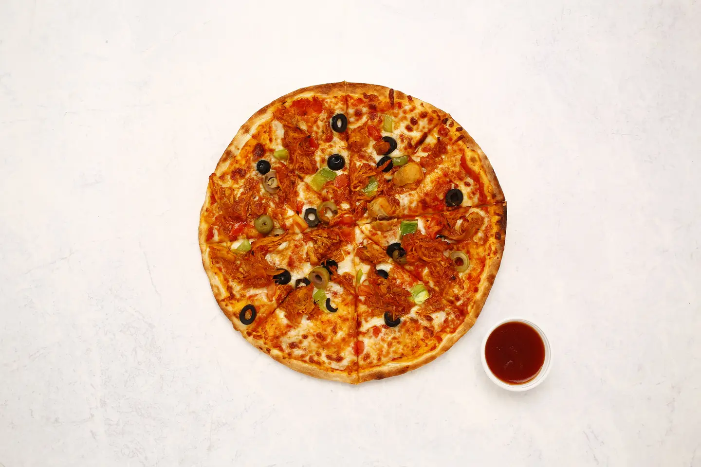 بيتزا دجاج - صغير