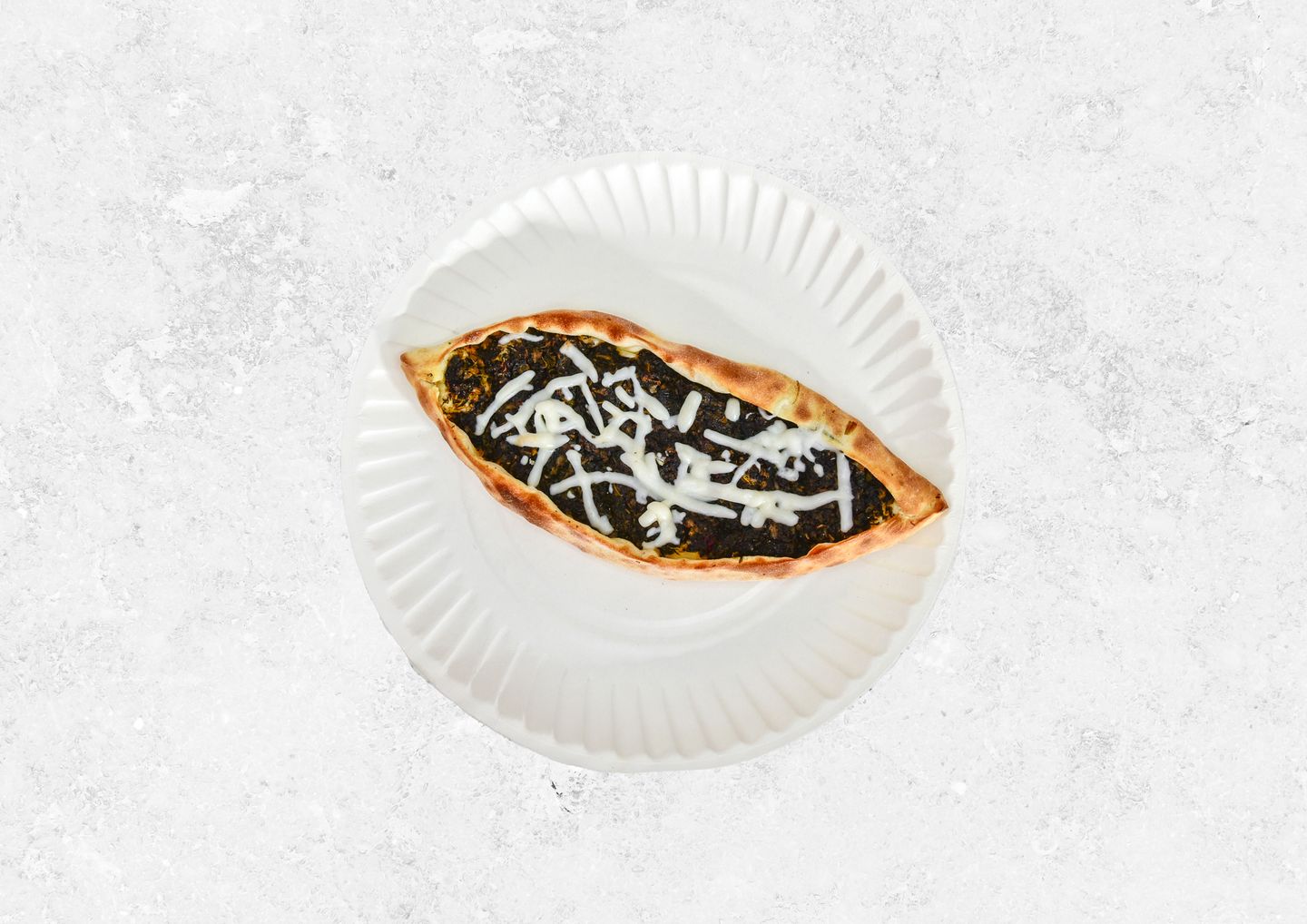 سبانخ جبن - وسط