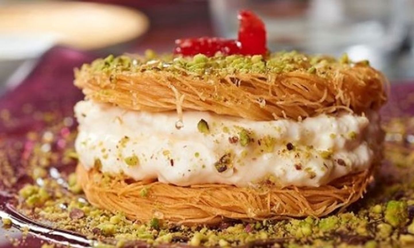 كنافة شعر بالقشطة - ربع كيلو