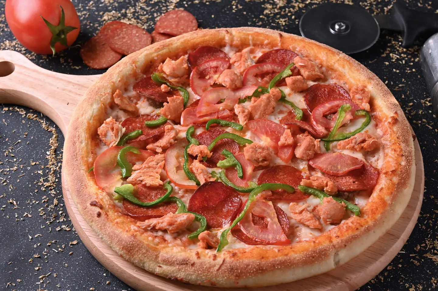 Pizza Chicken Pepperoni - Small