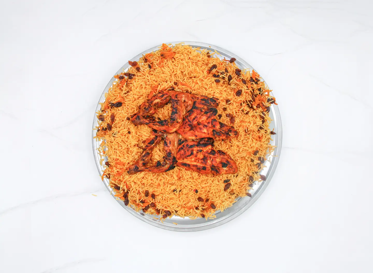Chicken On Coal With Rice - Half Chicken
