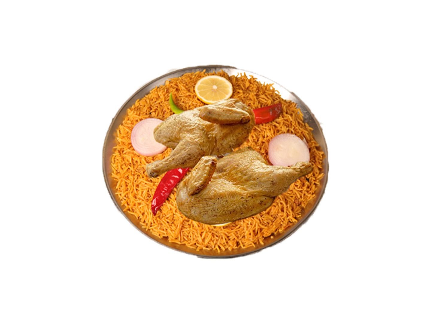 Chicken Madfon With Rice Bukhary - Whole Piece