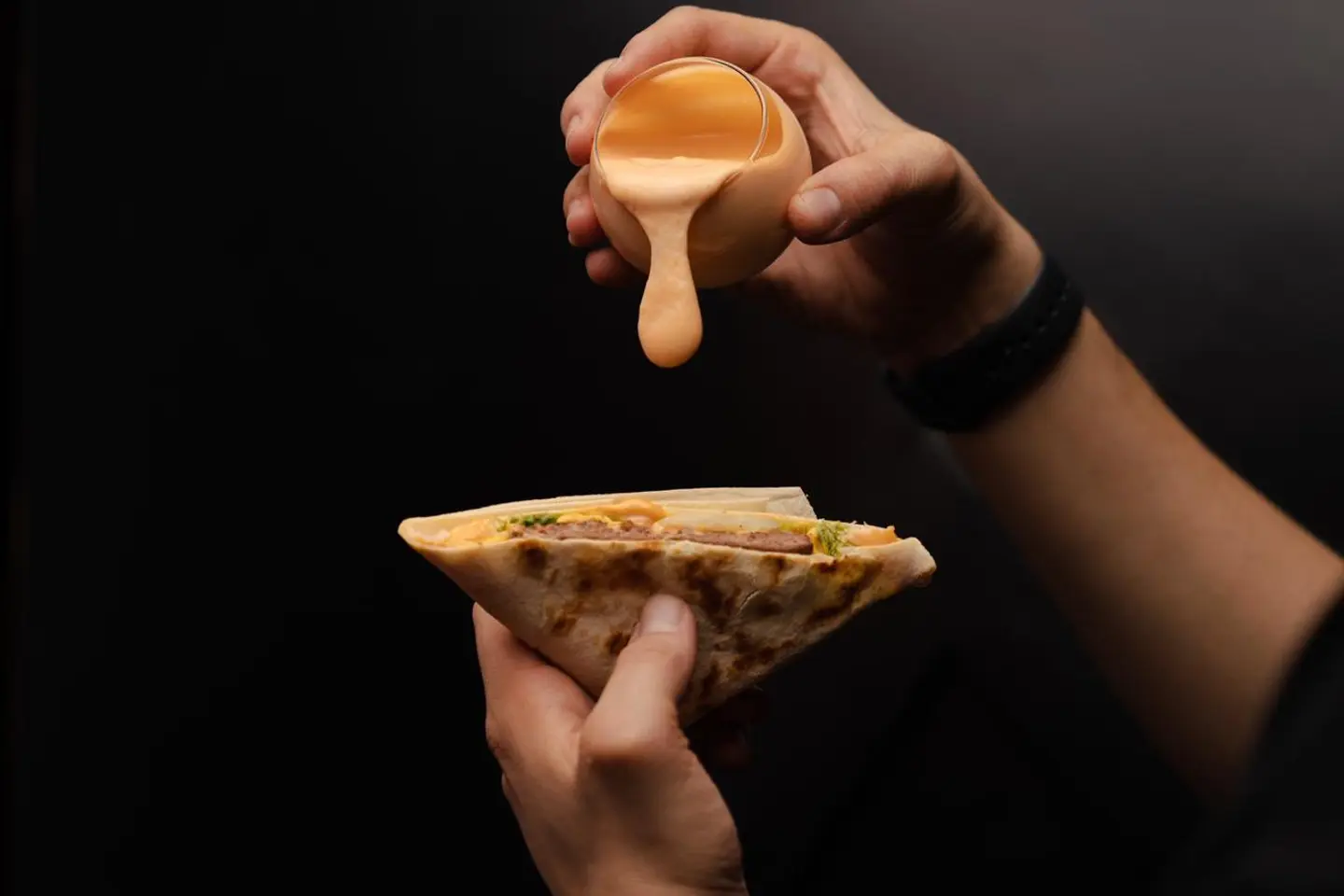 برجر عربي دجاج - برجر