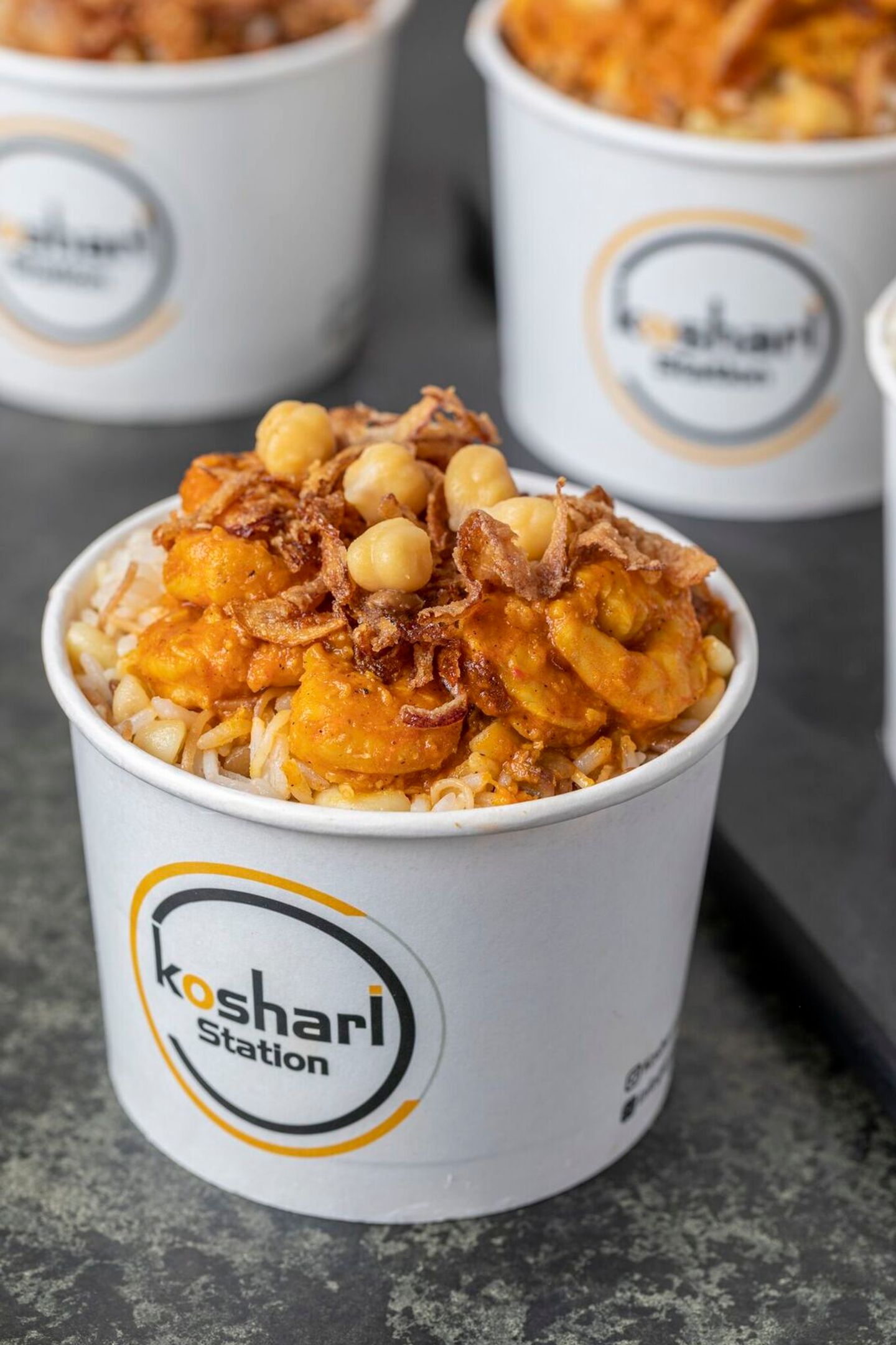 Shrimp Koshari - Plater
